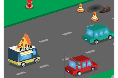 food rush traffic