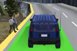 Uphill Jeep Driving