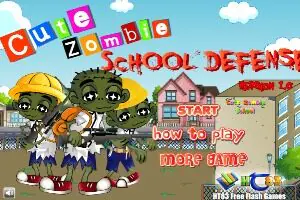 Cute-Zombie-School-Defense
